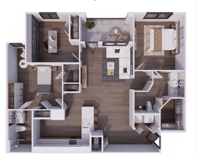 2/2 T3154 floor plan